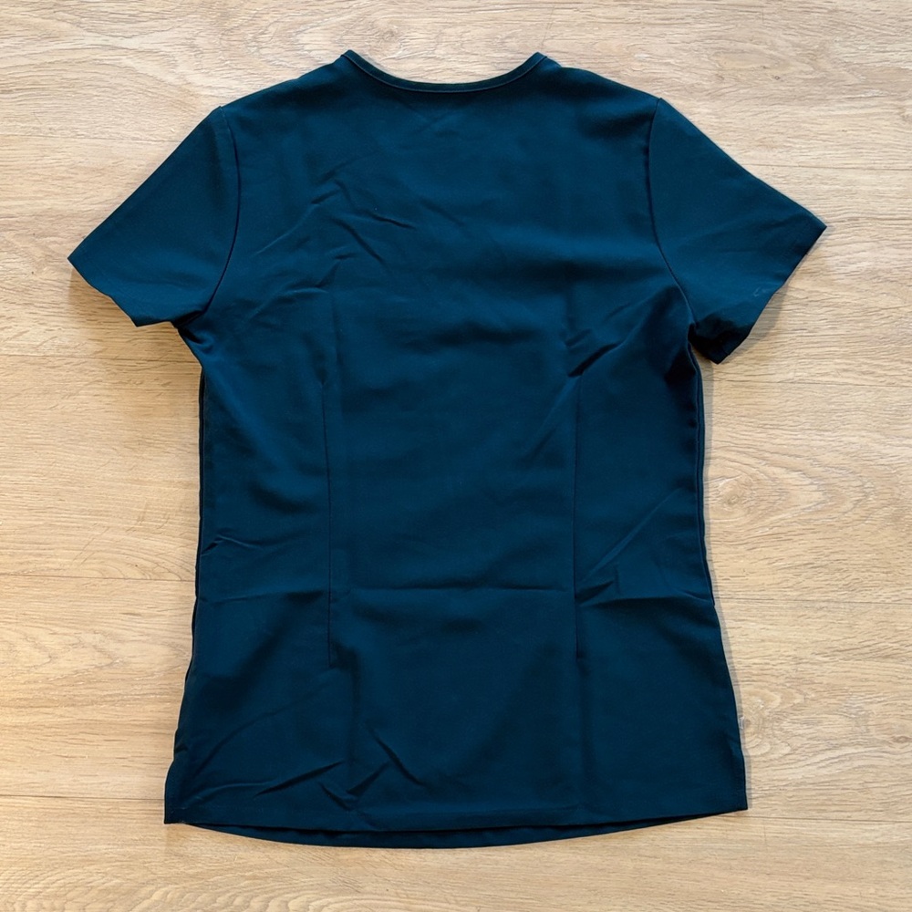 FIGS Women's Caribbean Blue Scrub Top - Picture 4 of 4